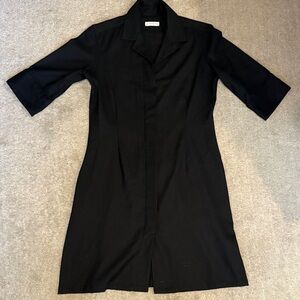 Vintage Jill McGowan wool dress 3/4” sleeves S